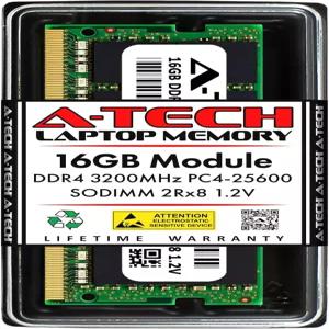 삼성 M471A2K43DB1-CWE용 A-Tech 16GB RAM 교체 DDR4 3200MHz PC4-25600 2Rx8 1.2V SODIMM 260핀 메모리