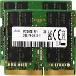 Samsung 64GB (2x32GB) DDR4 3200 MHz PC4-25600 SODIMM 2Rx8 CL22 1.2v 260-PIN Memory RAM Laptop