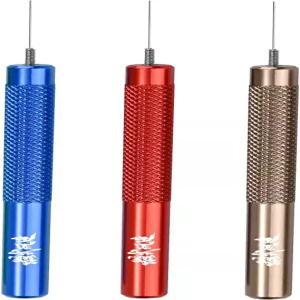 ANSAI 3종 색상 미니 정밀 취미 도구 세트 접착제 디스펜싱용 금속 어플리케이터 바늘