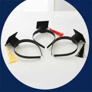 365상회 학사모 머리띠 파티머리띠