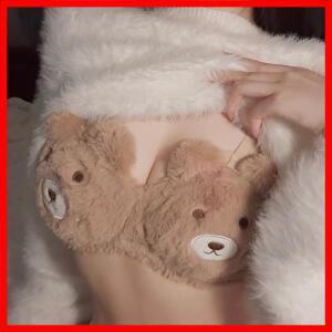 인기 폭발 부드럽고 귀여운 곰돌이 일본 스타일 여성 속옷, 가을 겨울 만화 플러시 편안하고 소녀 브라