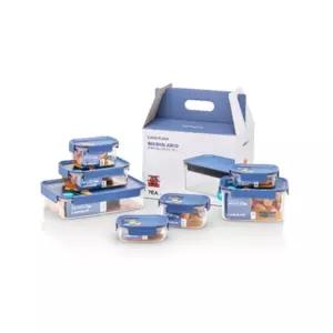 루미나D 비스프리 모듈러플러스 3호 7P 밀폐용기 세트 가정용 주방용