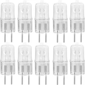 10 팩 클리어 렌즈 디밍 가능 Q75/G5.3/CL/120V G5.3 JCD 75와트 할로겐 전구 교체 캔들 워머 아로마