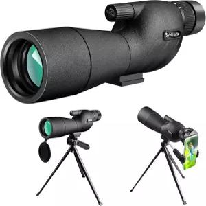 조류 관찰 야생 동물 초보자 망원경 표적 관찰을 위한 SVylthorix 고화질 스팟팅 스코프. 삼각대 및 전화