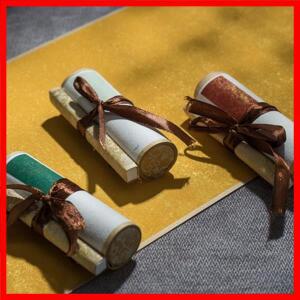 미니 바틱 트럼펫 두루마리 공백 걸이식 공예품, 사무실 홈 데코 페인팅 드로잉 용지