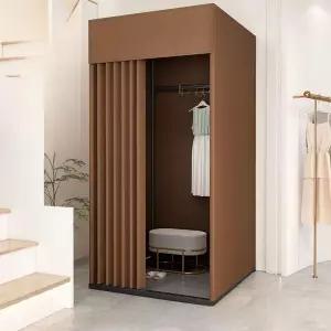 조립식 간이 탈의실 야외 촬영장 풀세트 간편 원형 부스형 선반