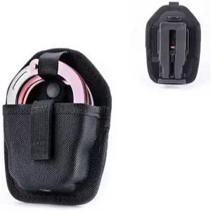 체인 및 힌지 수갑을 위한 벨트 클립이 있는 넥스토크 V12 수갑 홀더 헤비 듀티 나일론 케이스 전술 조끼를