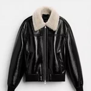 에코 레더 브라이트 무스탕 점퍼 KR 105 110