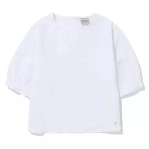 빈1 BA22BL03WT 화이트 와이드 블라우스