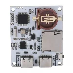 시리얼 데이터 로거 모듈 듀얼 LED 표시기가 있는 USB 포트 레코더 USB-메모리 카드 타임스탬프 TXT 파일