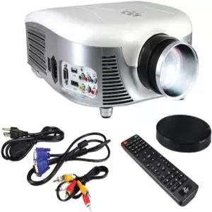 Pyle 비디오 프로젝터 풀 HD 1080p - 와이드스크린 시네마 홈 시어터 내장 스테레오 스피커 디지털