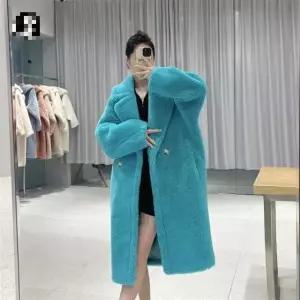 테디베어 뽀글이 퍼코트 루즈핏 밍크 코트 밍크코트 퍼 롱코트