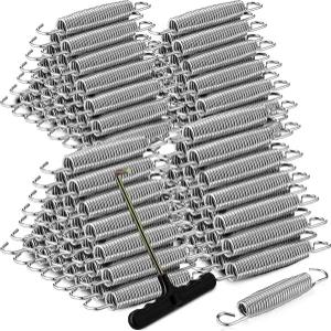 투돔로 트램펄린 스프링 5.5인치 벌크 헤비 듀티 스테인리스 스틸 교체 티훅 내후성 금속 풀링 공구