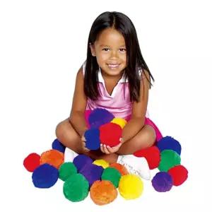 노인체육 유아스포츠 라켓게임 솜털공 24개입 초등학생 손주선물 공놀이 아동센터