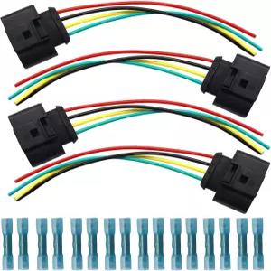 4 PCS 점화 코일 커넥터 피그테일 와이어 하네스 AUDI A3-A8 R8 S4 S5 Q5 TT VW 제타 골프 패스at CC