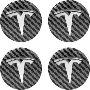 테슬라 모델 3 Y 56mm 허브캡 휠 림 커버(케블라 스타일)용 이글와이어리스 4팩 알루미늄 방수 커버 센터