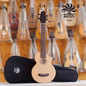 BrightSun KOA 23인치 우쿨렐레 스프루스 우드 하와이 기타 가방 포함