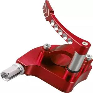 야마하 밴시 350 블래스터 200 YFZ450 워리어 메탈 레드 롱래스팅용 모토포르티 7/8인치 유니버설 썸