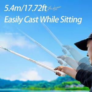 카본 파이버 낚싯대 멀티 플랫폼 스타일, 붕어 전용 담수용 (강, 호수)