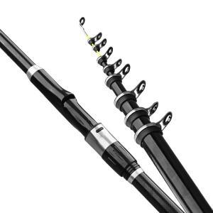 3M4M5M 초경량 탄소 텔레스코픽 낚싯대 바위 미끼 잉어 present 낚시 바다 낚싯대를 스피닝로드