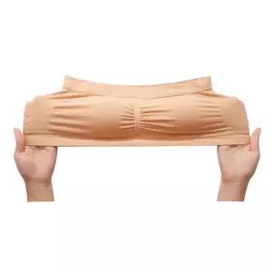 EAS 여름용 오프숄더 끈없는 브라렛 편안한 속옷 캡브라