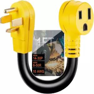 용접기 전기차 충전기용 슈퍼레벨 NEMA 14-30P ~ 6-50R 어댑터 코드 30암페어 4가지 갈래 건조기 남성