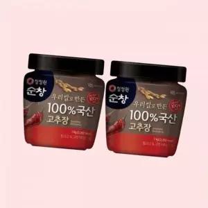청정원 순창 국산고추장 1kg2개+순창양념쌈장200g 1개 4598635