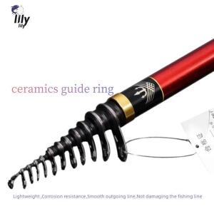 Anmanda Kawasimai Rock Fishing Rod 5m 초경량 탄소 암초 바위 막대 손 바다 텔레스코픽 Dualuse 낚시대