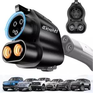 Eiohtl NACS를 CCS 어댑터로 업그레이드 500암페어/1000V Max250Kw - Tesla 슈퍼차저 Vortex 플러그가