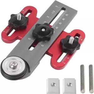 테이블 톱용 TRUTOPWAY 페더보드 얇은 립 톱 지그 및 반복적인 좁은 컷용 가이드 밴드 라우터 테이블용