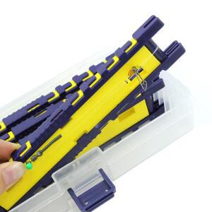5개/박스 잉어 낚싯줄 보관함 세트 전면 가이드 라인 박스 와이어 와인딩 보드 경량 스폰지 낚시 도구