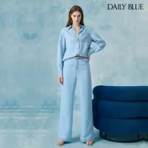 (1+1)데일리블루 텐셀100 틴트 데님 팬츠 2종