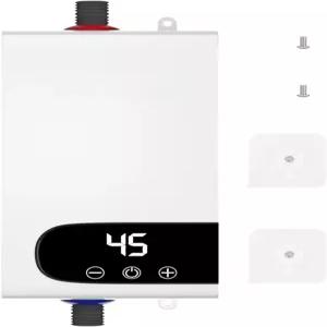 탱크리스 온수기 전기 언더싱크 디지털 디스플레이가 장착된 3500W 휴대용 주방/목욕실용 즉석 주문형 히터