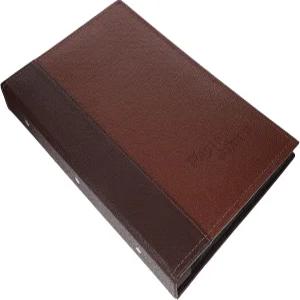 힐리브 가죽 사진 앨범 스크랩북 A6 엽서 슬리브 인서트 라이트 브라운 DIY 그림책 및 가족 여행 메모리