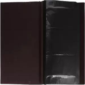 TIDTALEO 가죽 포토 앨범 A6 사이즈 엽서 슬리브 학생용 스크랩북 DIY 수제 라이트 브라운 빈티지 사진첩