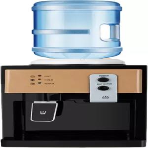 상단 적재 온수 및 냉수 디스펜서 - 1.2？5갤런 병 3가지 온도 설정(온온/냉/온) 550W 난방 0.14갤런 탱크