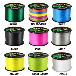 BAKAWA 바닷물 민물 땋은 낚싯줄 4 가닥 짠 소프트 와이어 멀티 필라멘트 PE 잉어 스레드 300M 1000M