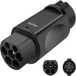 GUWIEYG 전기차 충전기 커넥터 타입 1 to GBT 어댑터 충전 SAE j1772 GB/T EV