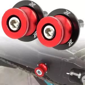 FREAXLL KA-WA-SA*KI 10MM 스윙암 스풀 슬라이더 스탠드 유니버설 M10*1.25 레드 NINJA 250 400 650R Z400