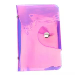 아웃타나야 직사각형 네일 스탬프 플레이트 홀더 슬롯 아트 파우치 전문가 및 초보자용 휴대용 투명 케이스