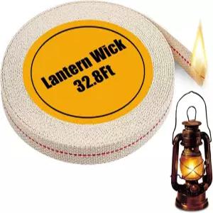 32.8피트 오일 램프 윅 각 롤은 램프용 1/2인치 와이드 면 윅은 등유 랜턴 및 램프의 연료로 사용할 수