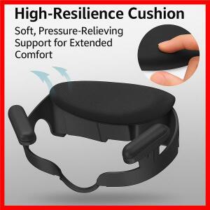 메타 퀘스트 3 통기성 페이스 마스크 VR 헤드 오픈 프레임 홀더 PU 교체 패드 액세서리용