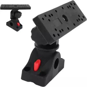 아야유 물고기 탐지기 마운트 베이스 360도 회전이 가능한 해양 플레이트 쉽게 제거 가능 보트 전자기기