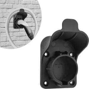 고스노르 전기차 충전기 홀더 실외 인클로저 벽걸이 EV 충전 케이블 정리함 휴대용 커버 행거 J1772용