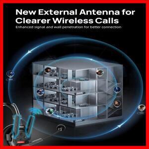 신코 엑스톡 엑스프로2 무선 인터콤 헤드셋 시스템 2인용 2.4GHz 통신 1640피트 영화 촬영 라이브 쇼용