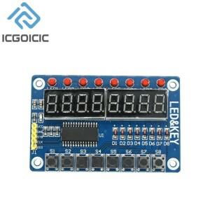 AVR arduino용 TM1638 모듈 키 디스플레이  8 비트 디지털 LED 튜브
