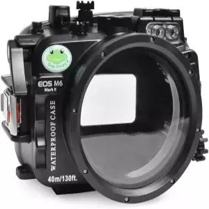 다이빙 서핑 조정 스키를 위한 캐논 EOS M6 Mark II 22MM IPX8 40m/130피트 최대 깊이 방수 카메라