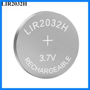 1-10PCS 3.7V LIR2032H 충전식 버튼 배터리 리튬 셀 코인 고용량 버전 교체