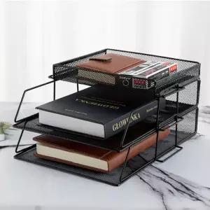 철제 책상 정리함 3단 데스크 서랍 오픈 수납 정리대