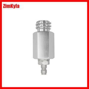 Sodastream Tr21-4 스레드 소다 메이커 기계 용 8mm 남성용 빠른 분리 어댑터 외부 CO2 탱크 병, 검정색 및